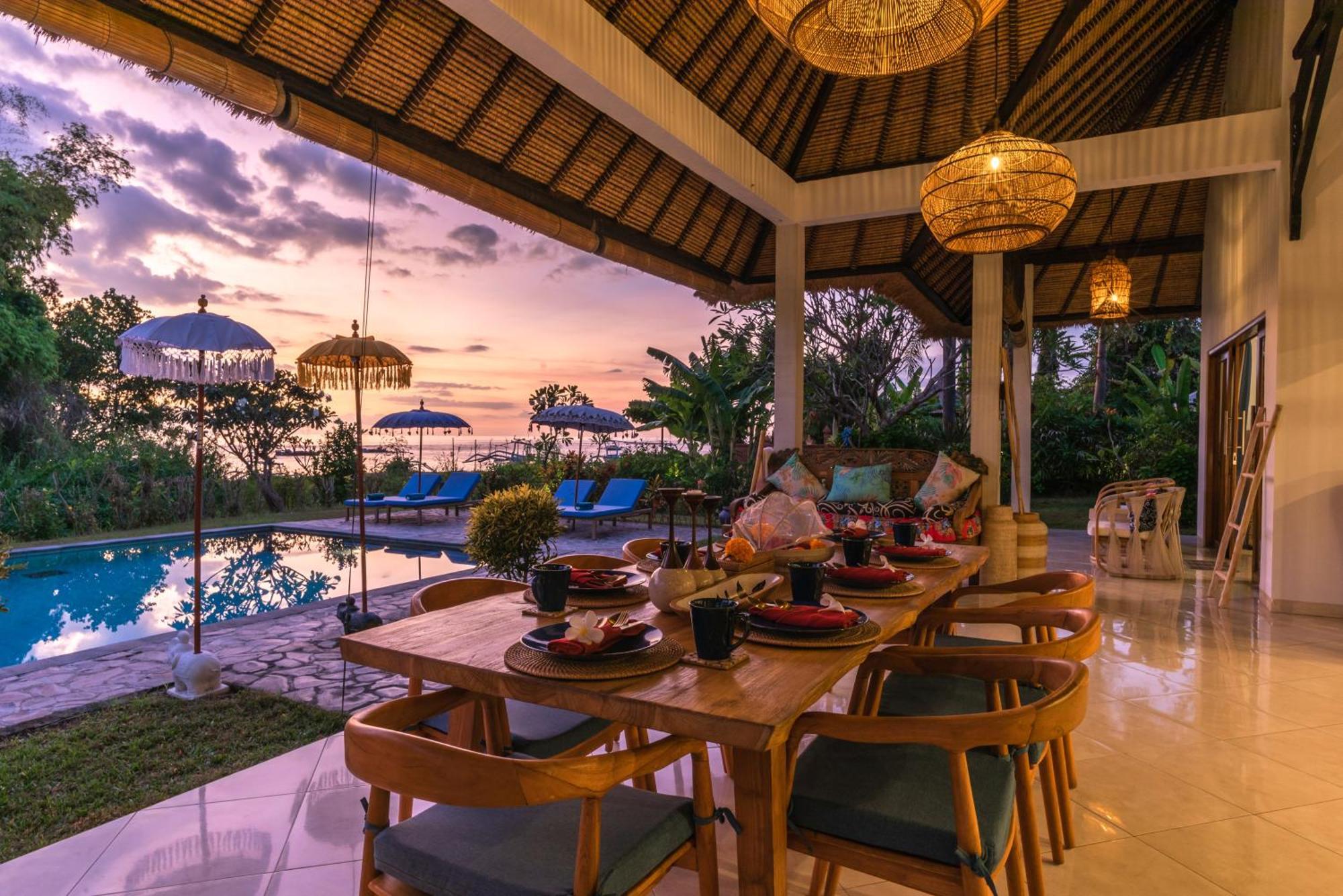 Absolute Beach Front Villa Umeanyar Exteriér fotografie